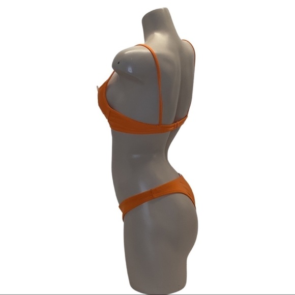 Recco Brazilian Orange Bikini Set New With Tags - Picture 3 of 4